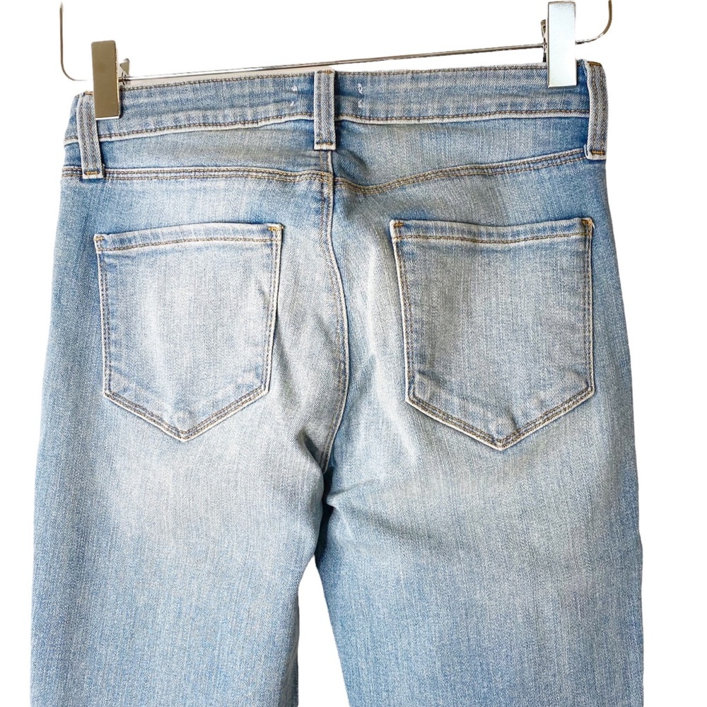 NWT L’AGENCE El Matador Ripped Distressed Mid Rise Jeans Size 25 - Picture 14 of 16